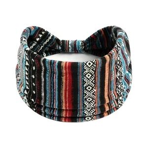 NEW Boho Wide Stretchy Western Geometric Design Headband